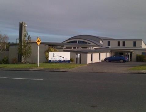 An old photo of the Glenfield Baptist Church building