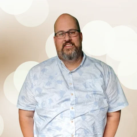 Portrait of a Glenfield Baptist Church leadership team member.